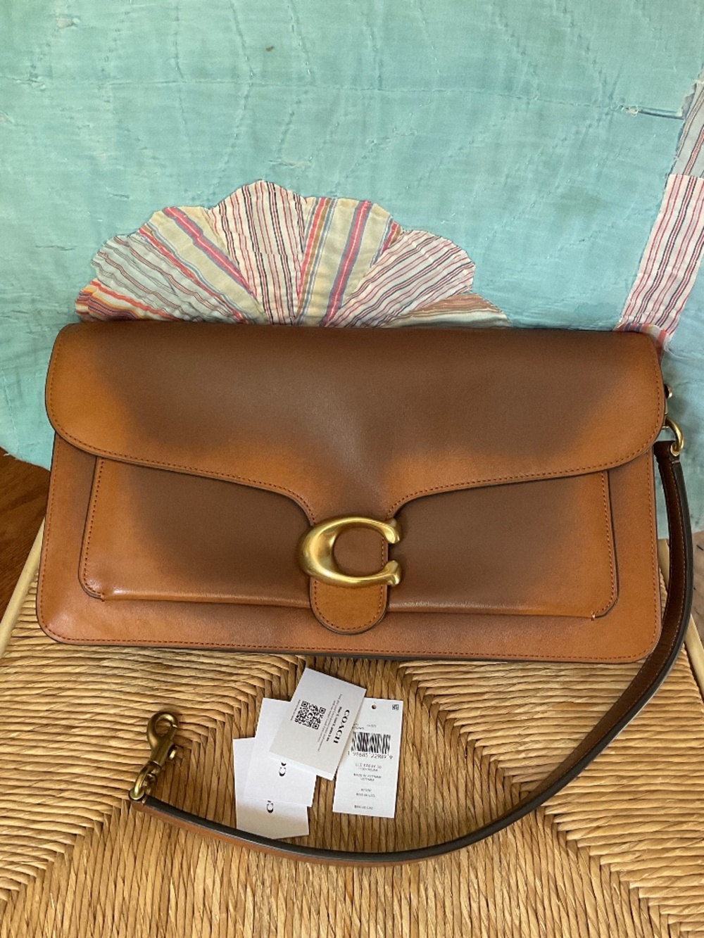 Coach Tabby 36 Brown loved leather